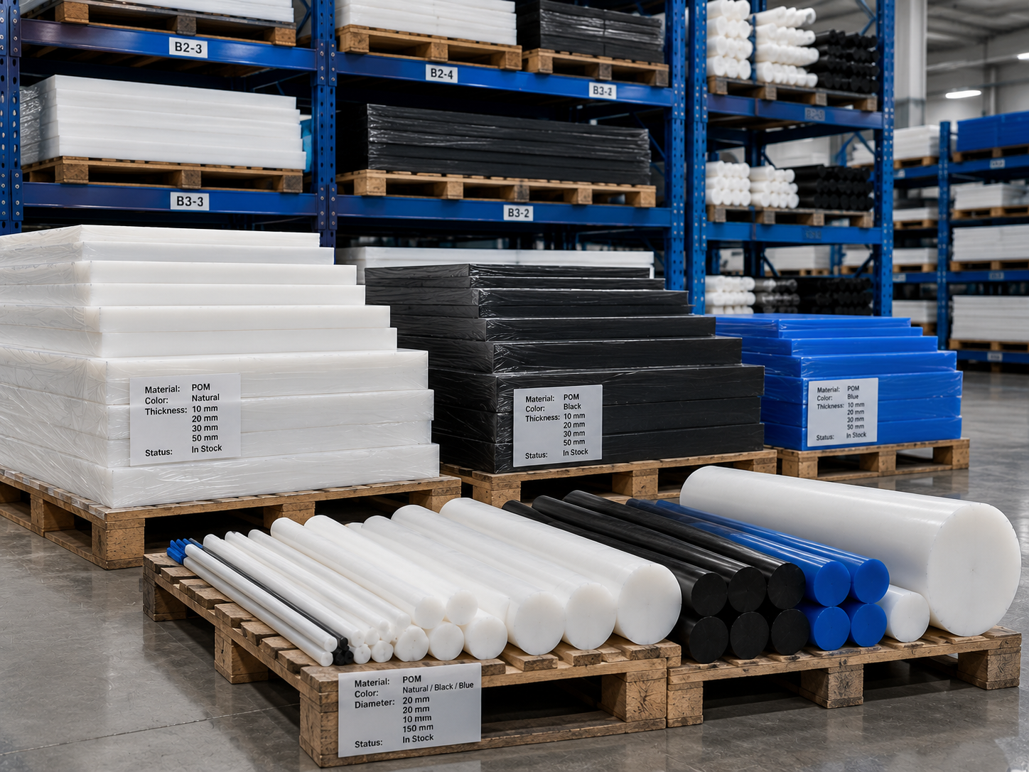Acetal material supply and manufacturing capability