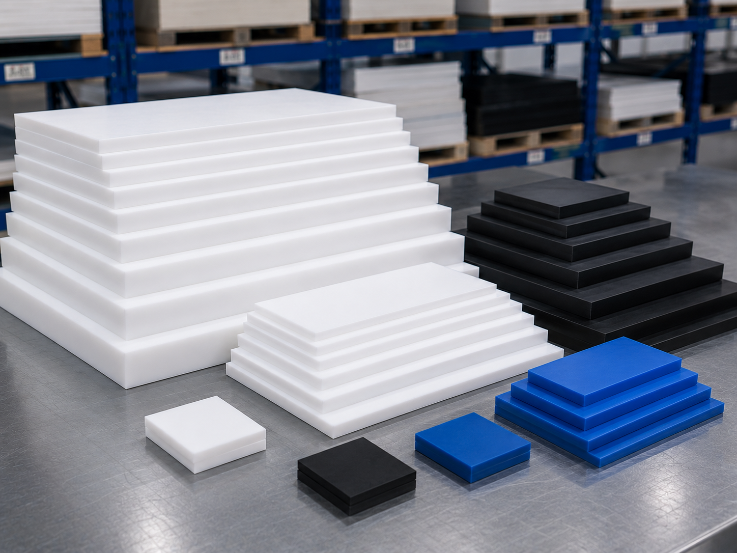 PTFE sheet rod or machined plastic product