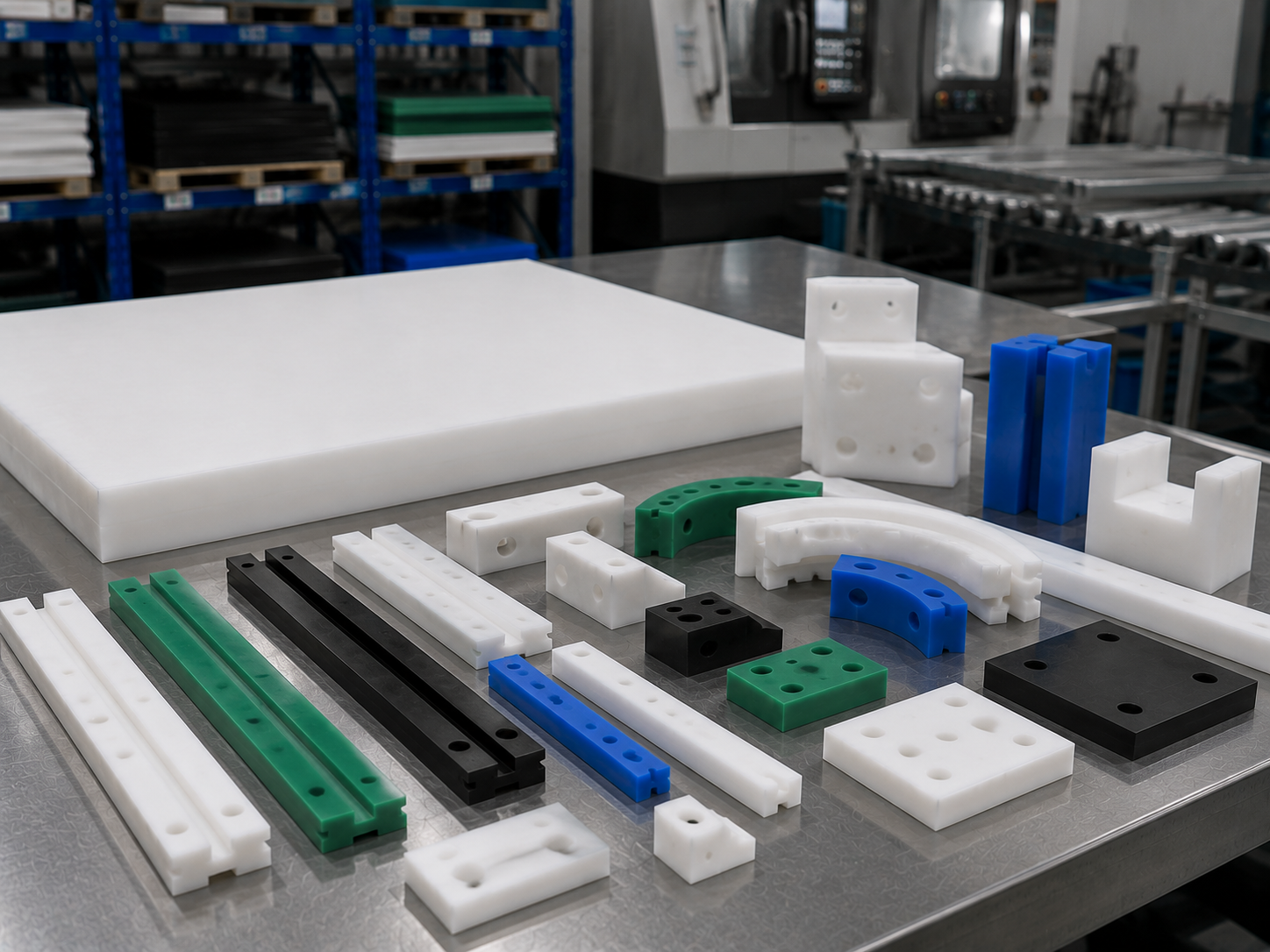UHMWPE sheet rod or machined plastic product